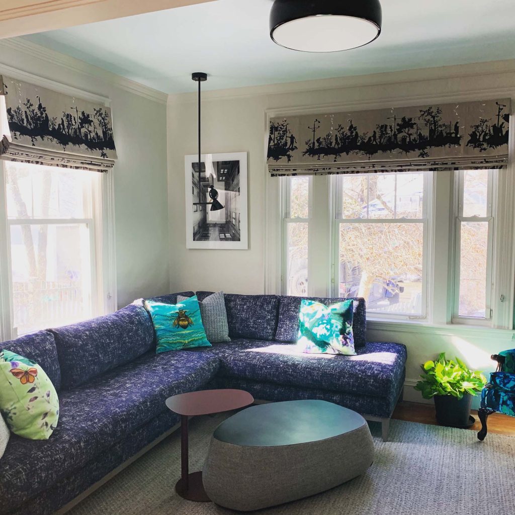 Roman Shades crafted to perfection.